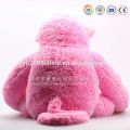 Peluche cheveux longs et jouets de singe avec couleur rose banane